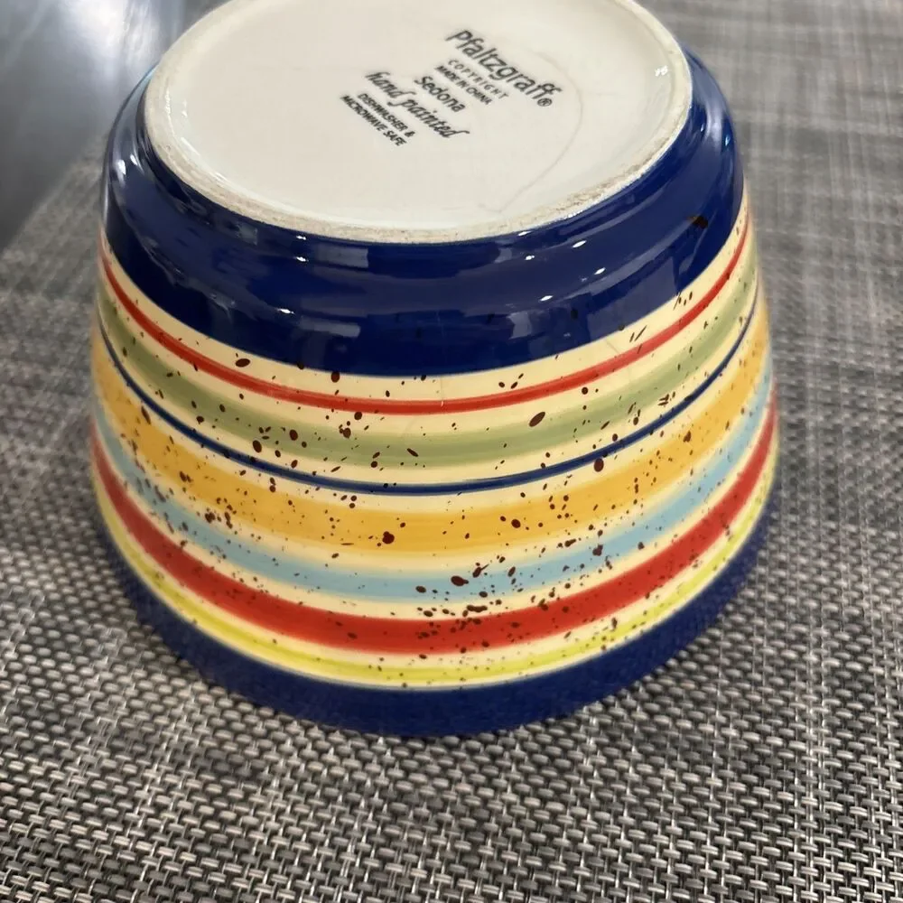 Pfaltzgraff Sedona Soup Cereal Bowl Hand Painted Southwest Colorful 6